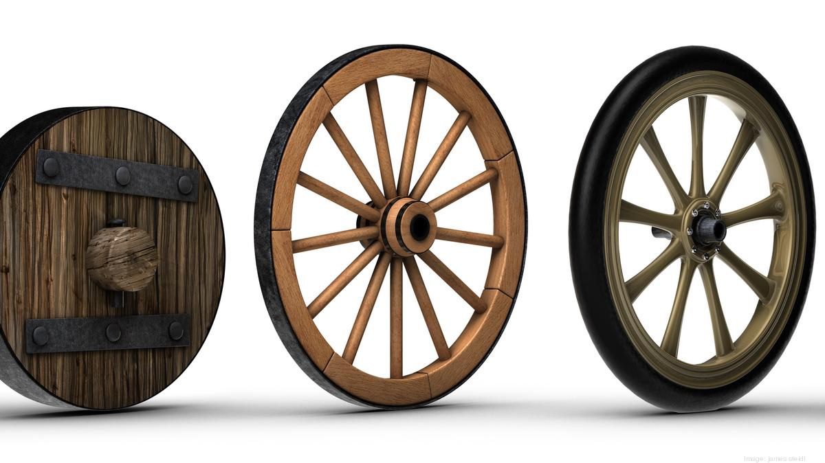 three wheels to symbolize realigning the wheel for proven processes